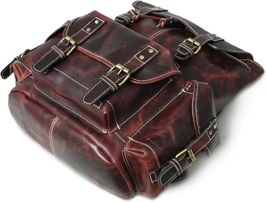 16 Inch Genuine Leather Laptop Backpack | Aurekha - Aurekha